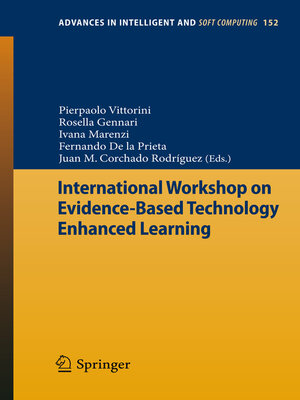 cover image of International Workshop on Evidence-Based Technology Enhanced Learning